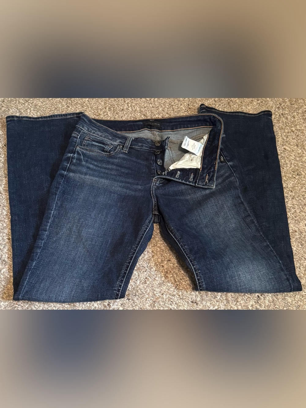 Silver Jeans Co Suki Slim Bootcut Jeans Womens Medium Wash Button Fly L93639 - Picture 2 of 5